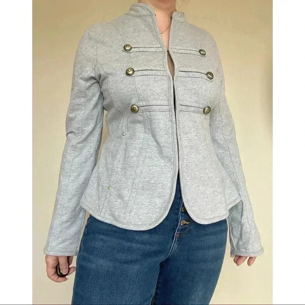 Gray Army Style Jacket